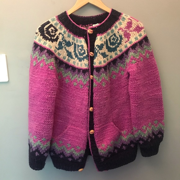 Vintage Sweaters - Ecuador Wool Sweater